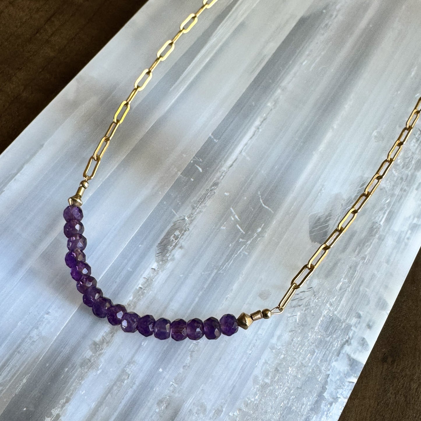 Dark Amethyst Strip - Angela Arno Jewelry