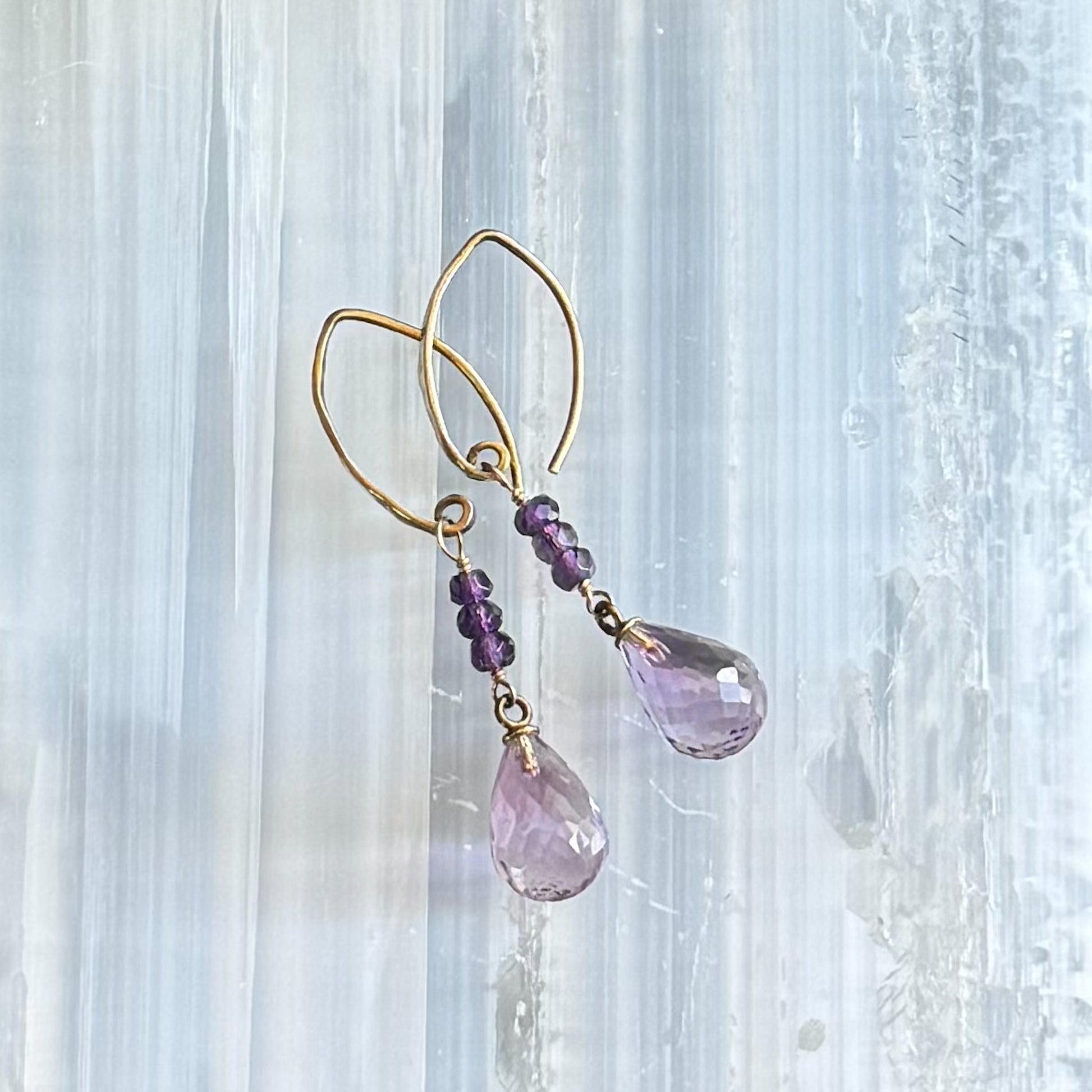 Amethyst Briolette - Angela Arno Jewelry