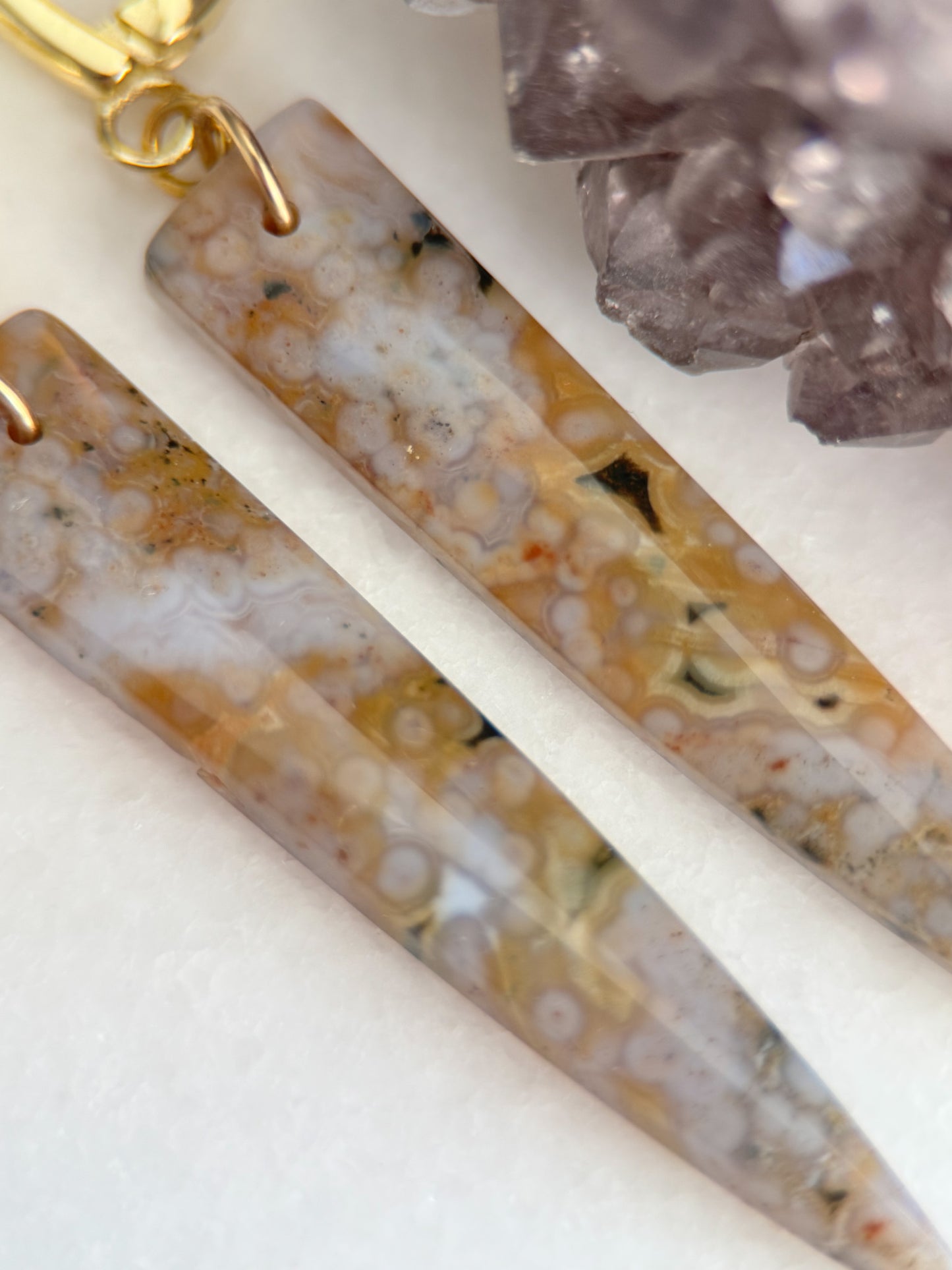 Ocean Jasper Dagger - Angela Arno Jewelry