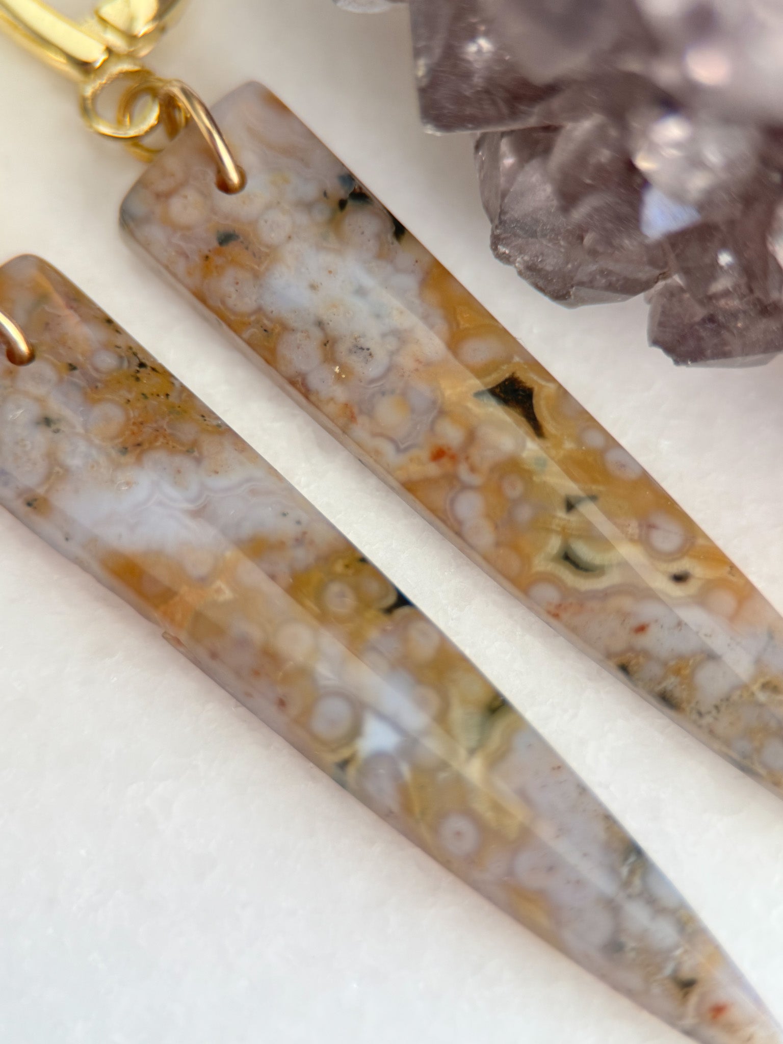 Ocean Jasper Dagger - Angela Arno Jewelry