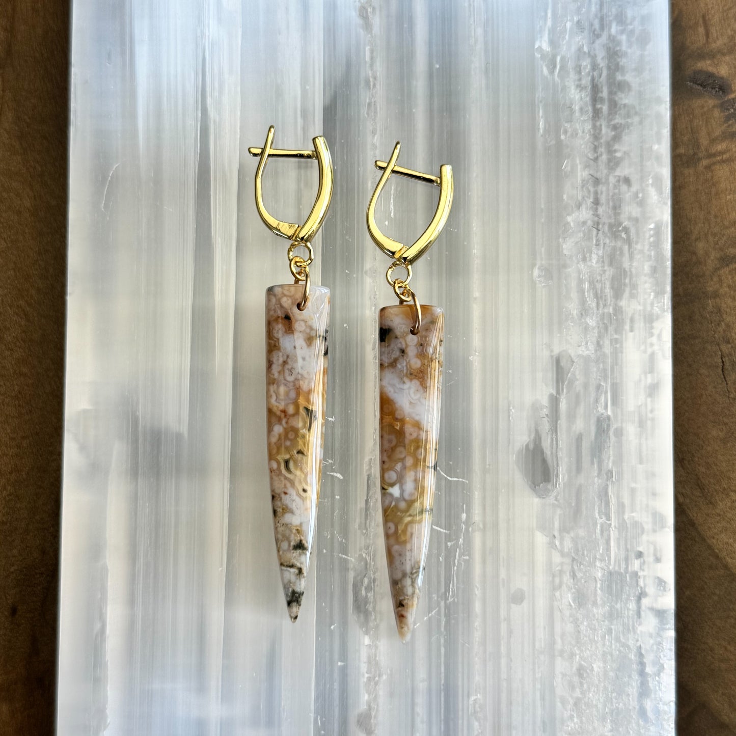 Ocean Jasper Dagger - Angela Arno Jewelry