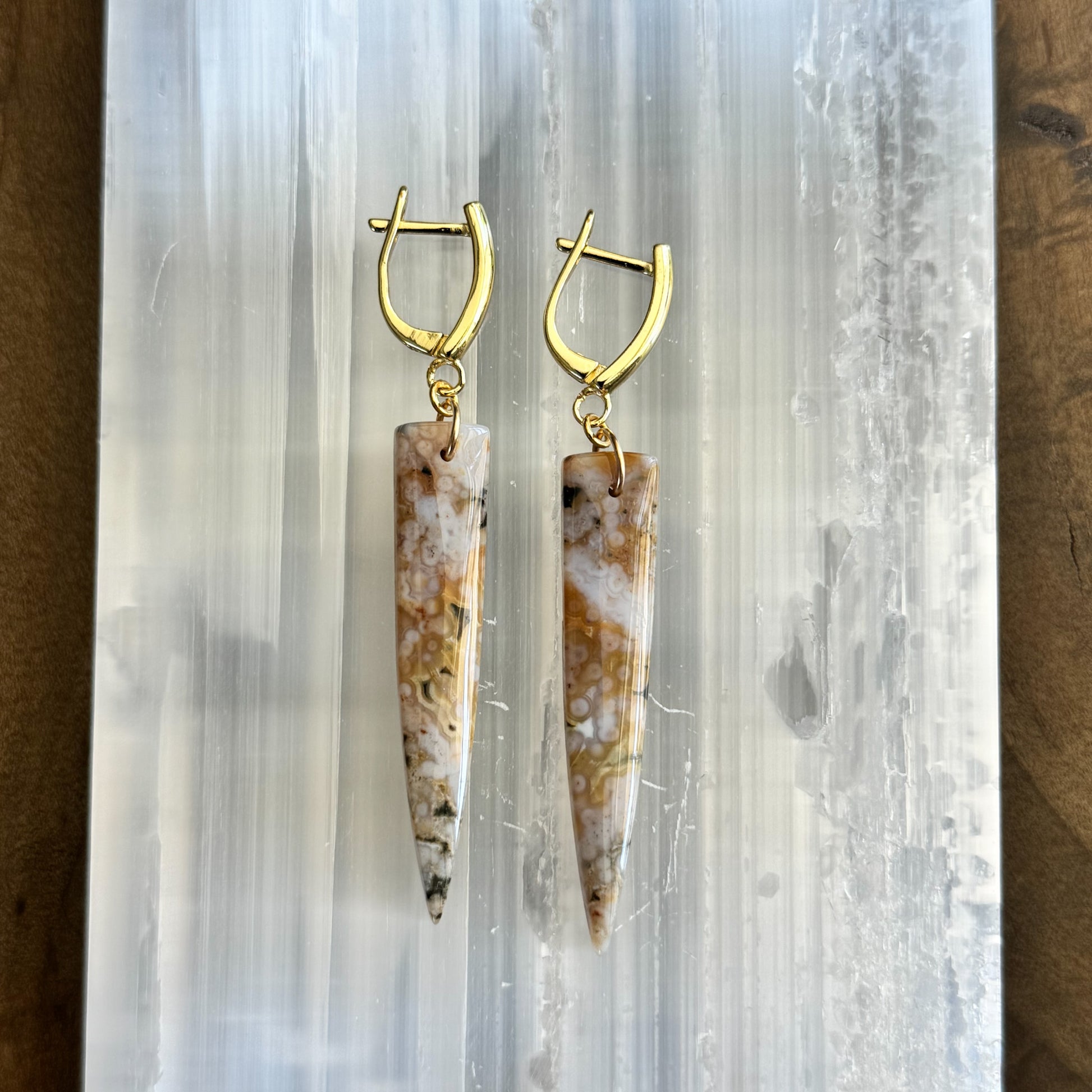 Ocean Jasper Dagger - Angela Arno Jewelry