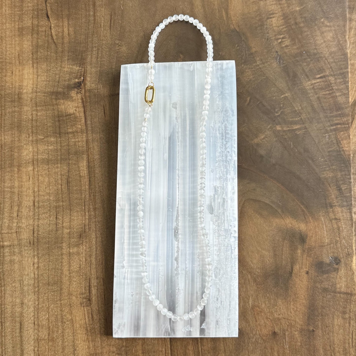 Selenite Carabiner - Angela Arno Jewelry