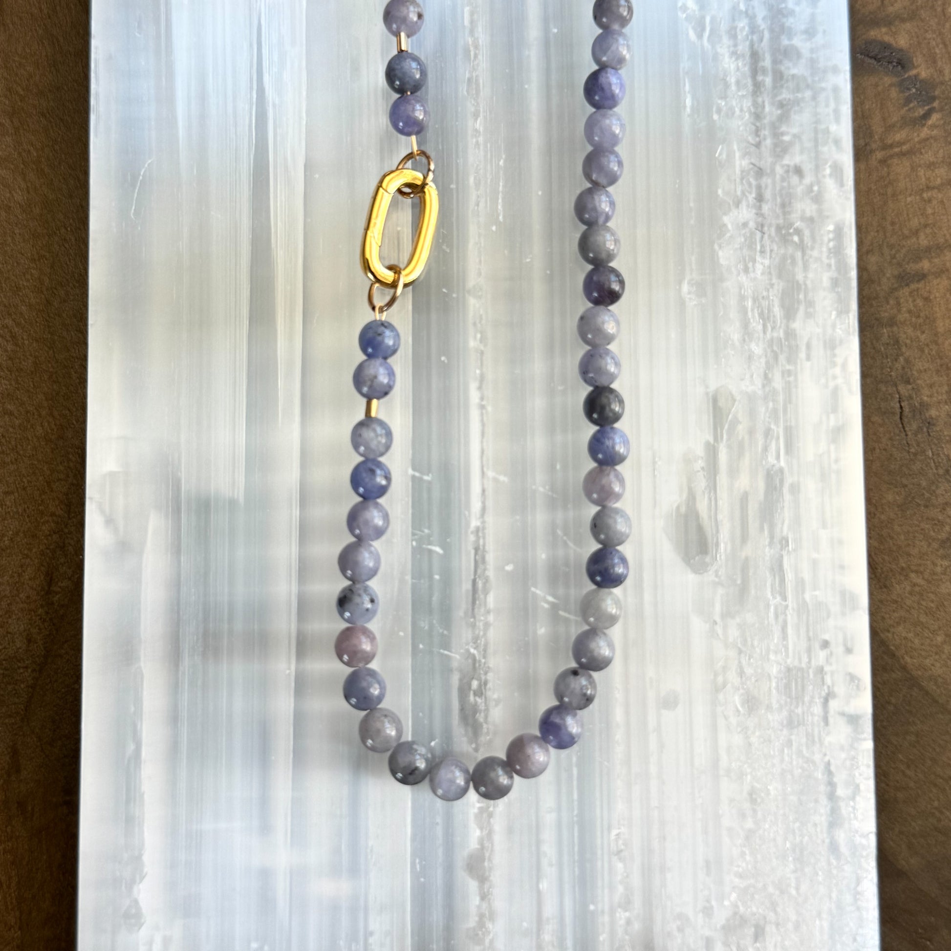 Tanzanite Carabiner - Angela Arno Jewelry