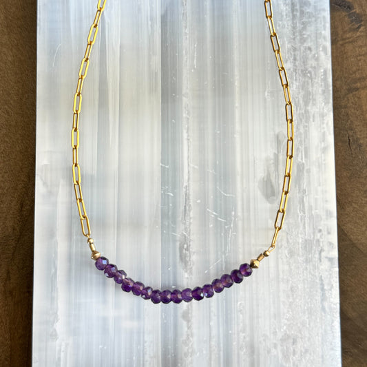 Dark Amethyst Strip - Angela Arno Jewelry