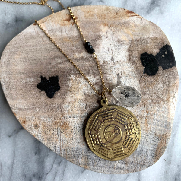 Ground and Protect Long Talisman Necklace - Angela Arno Jewelry