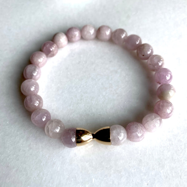 Calm - Kunzite Bracelet - Angela Arno Jewelry